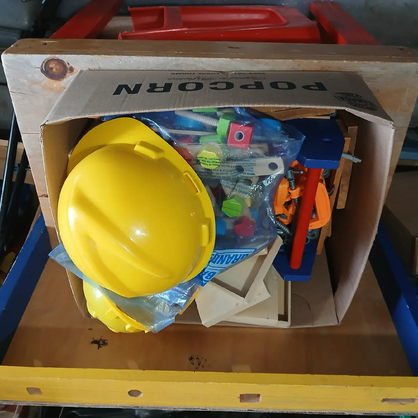 Children's Workbench with Tools & Hard Hats image indicator(4)