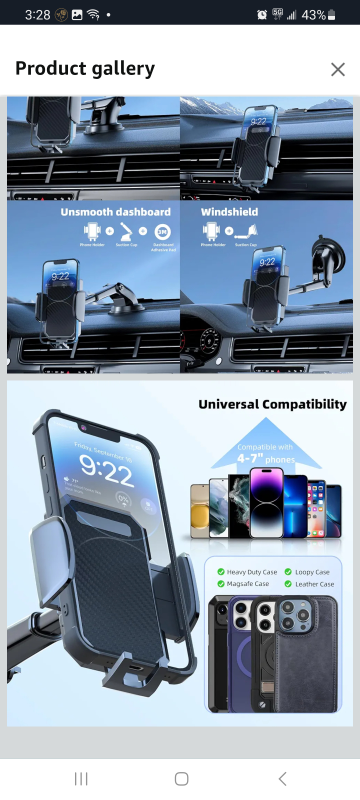 3-in-1 car phone holder - photo 4
