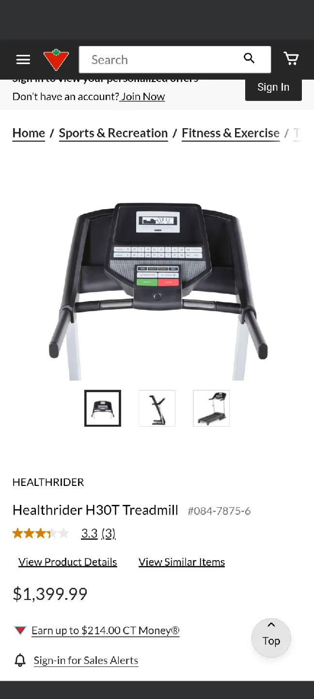 Healthrider H30T Treadmill image indicator(5)