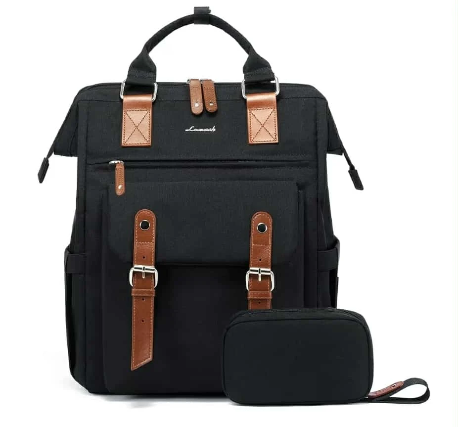 Lavooak Black Backpack