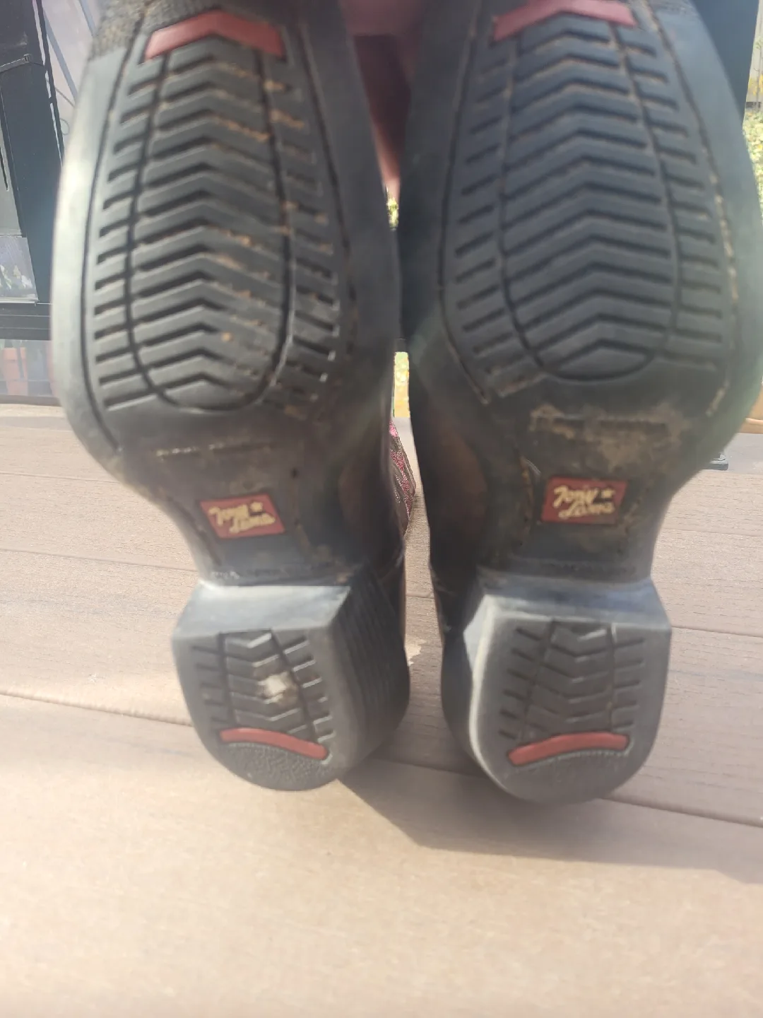 Tony Lama Brown Western Boots image indicator(2)