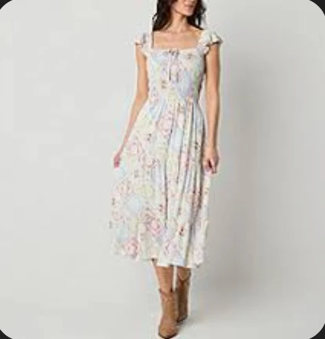 Arizona Jean Company Floral Patchwork Dress - Multicolor NWT XXL - photo 2