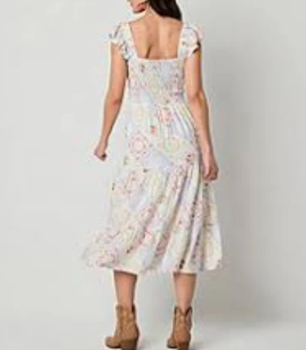 Arizona Jean Company Floral Patchwork Dress - Multicolor NWT XXL - photo 3
