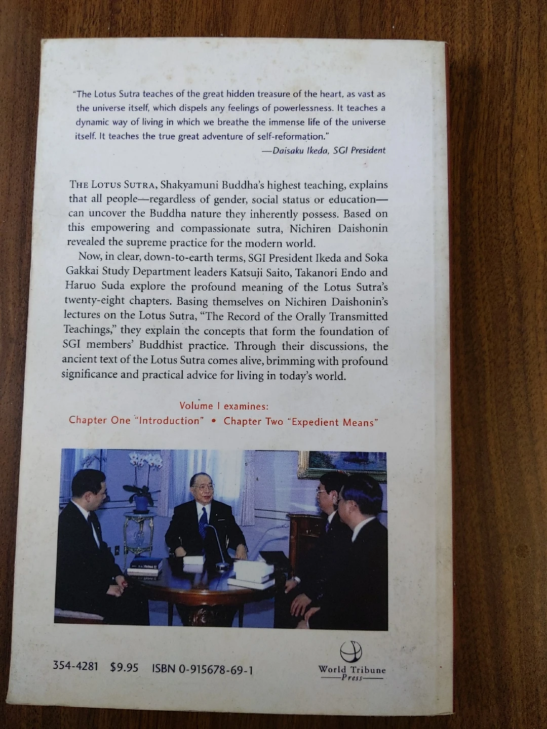 The Wisdom of the Lotus Sutra Vol. 1 by Daisaku Ikeda - photo 2