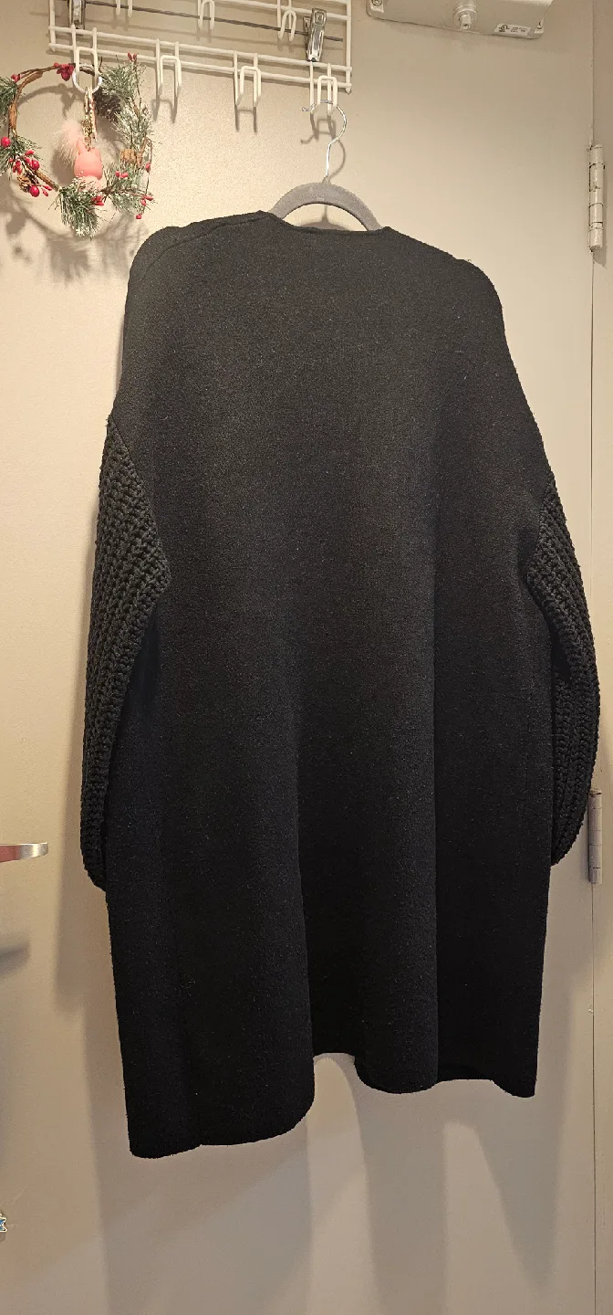 Zara Knit Black Cardigan - Size S image indicator(4)