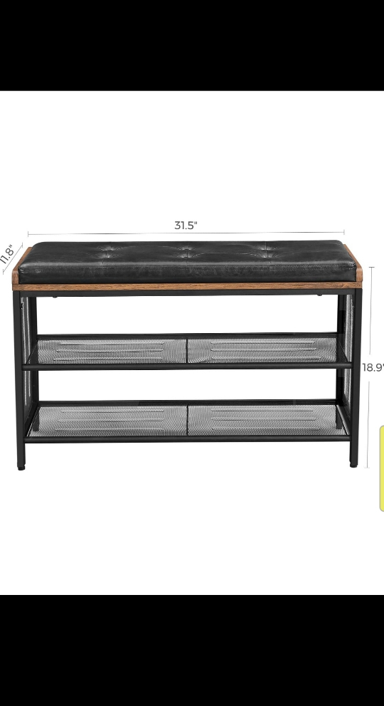 3-level Padded Bench Storage *new - photo 5