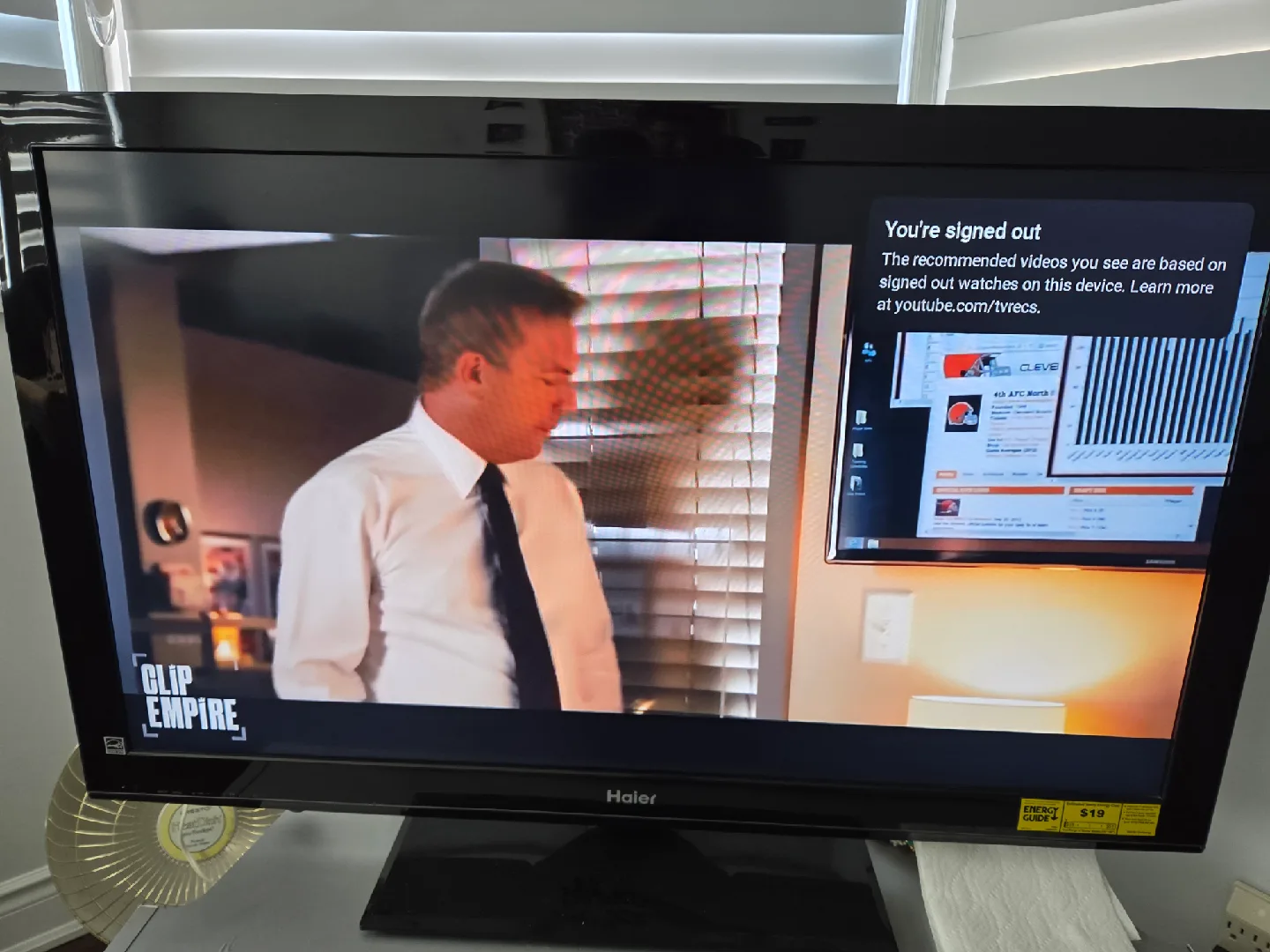 Haier 46" LED TV image indicator(4)