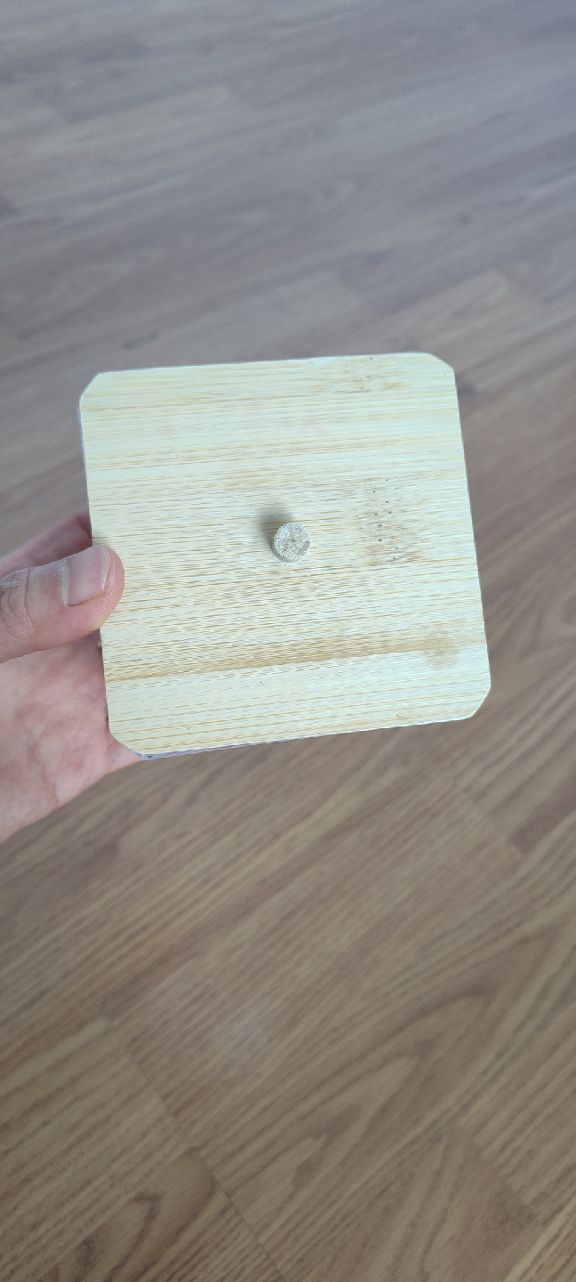 Clear Acrylic Container with Wood Lid - photo 3