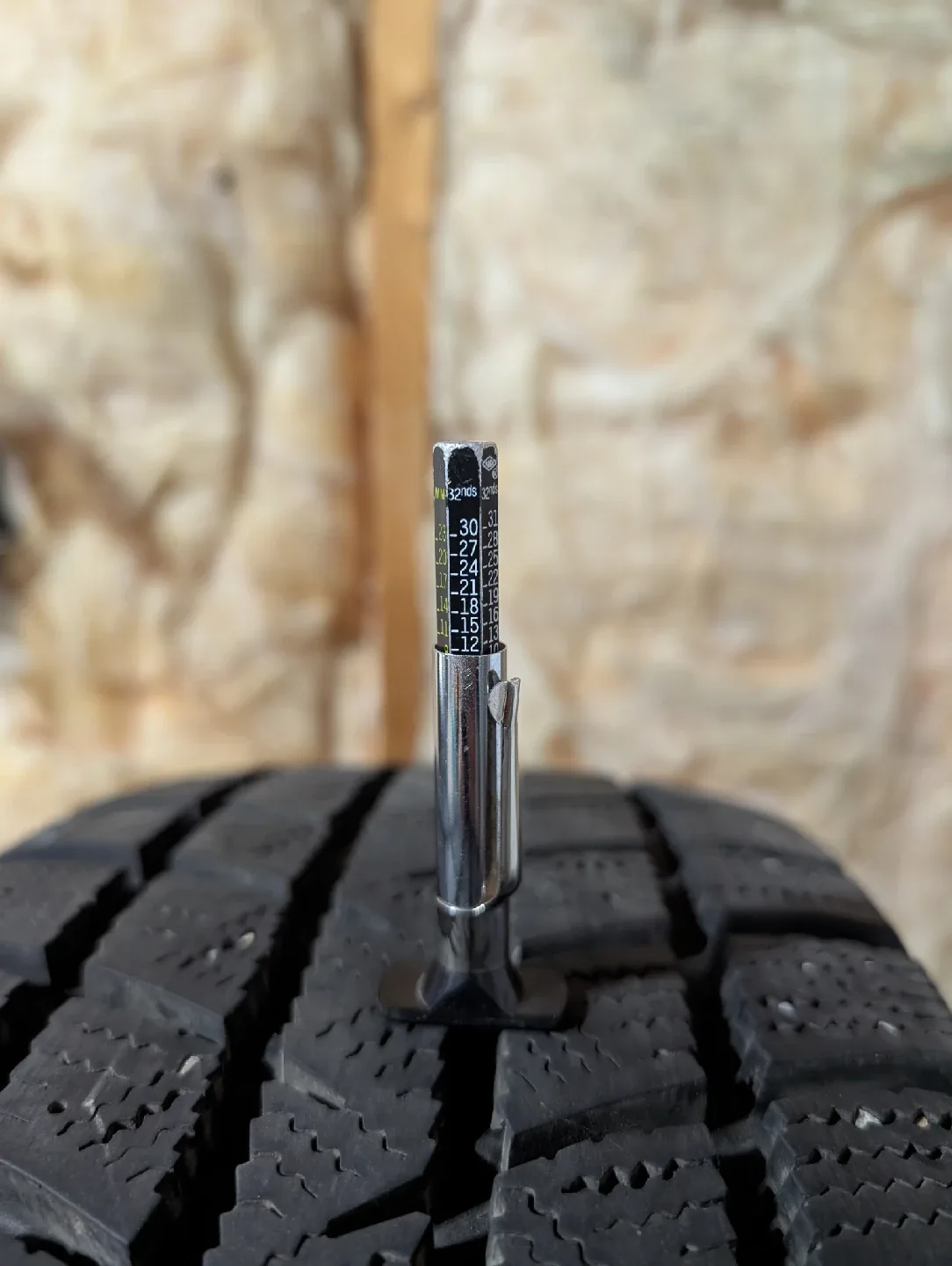 (4)-235/65R17 Winter Tires On Steel Rims Off 2019 Honda CRV image indicator(3)