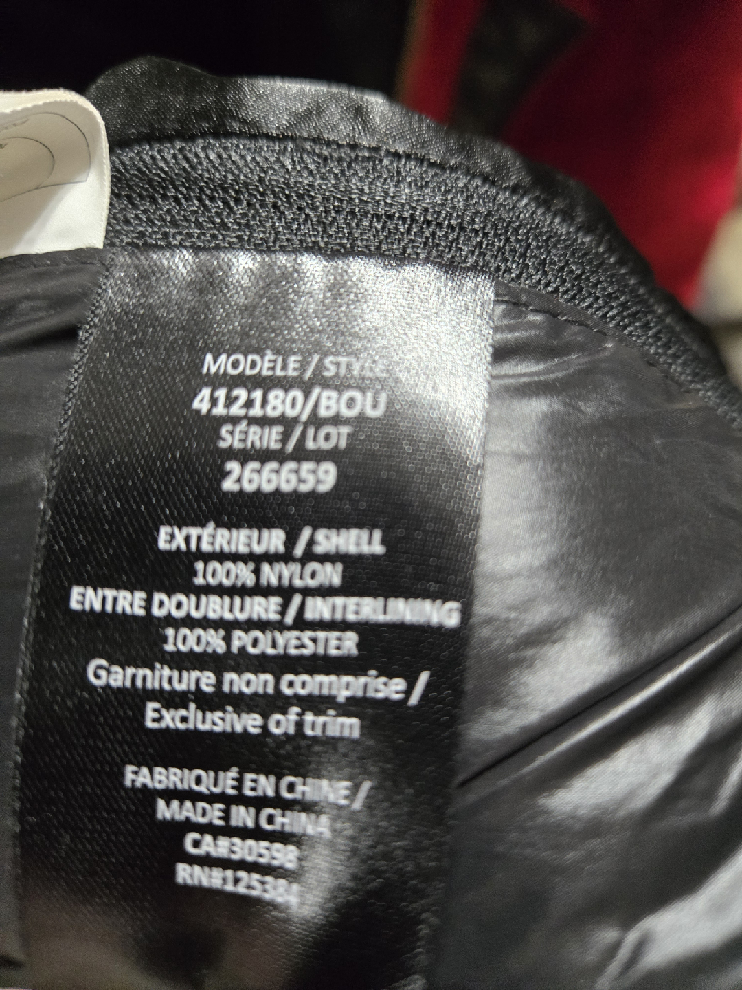 Marcona Red Winter Coat - Size O/L - photo 5