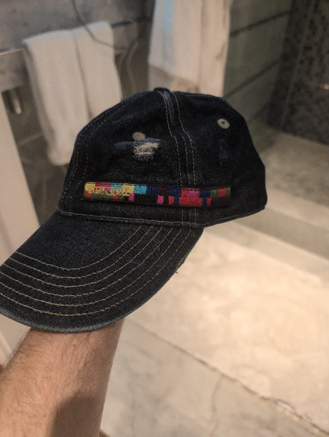 Diesel Denim Baseball Cap - One Size image indicator(2)