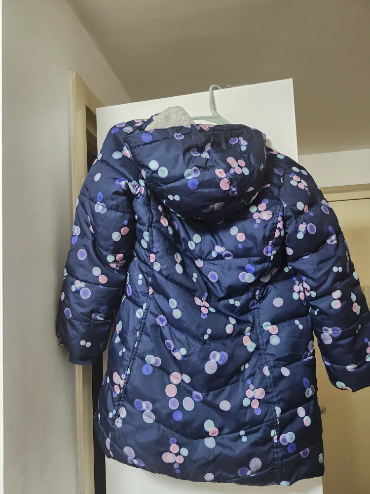 Lands' End Girls' Puffer Jacket - Size M image indicator(3)