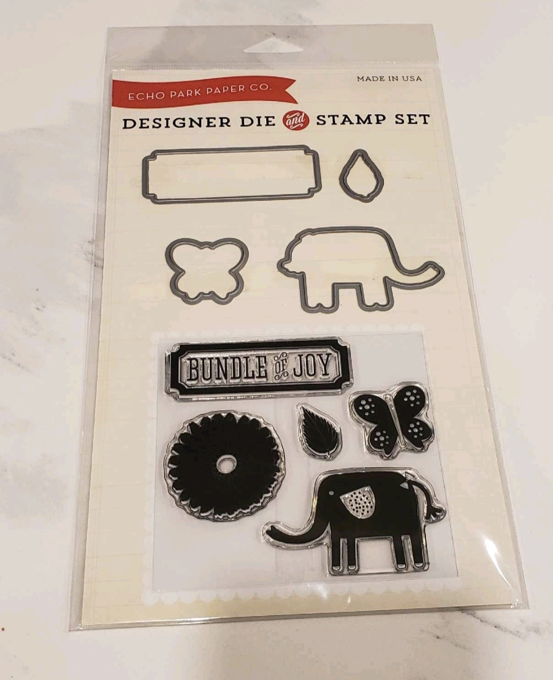 Echo Park Paper Co. Designer Die & Stamp Set