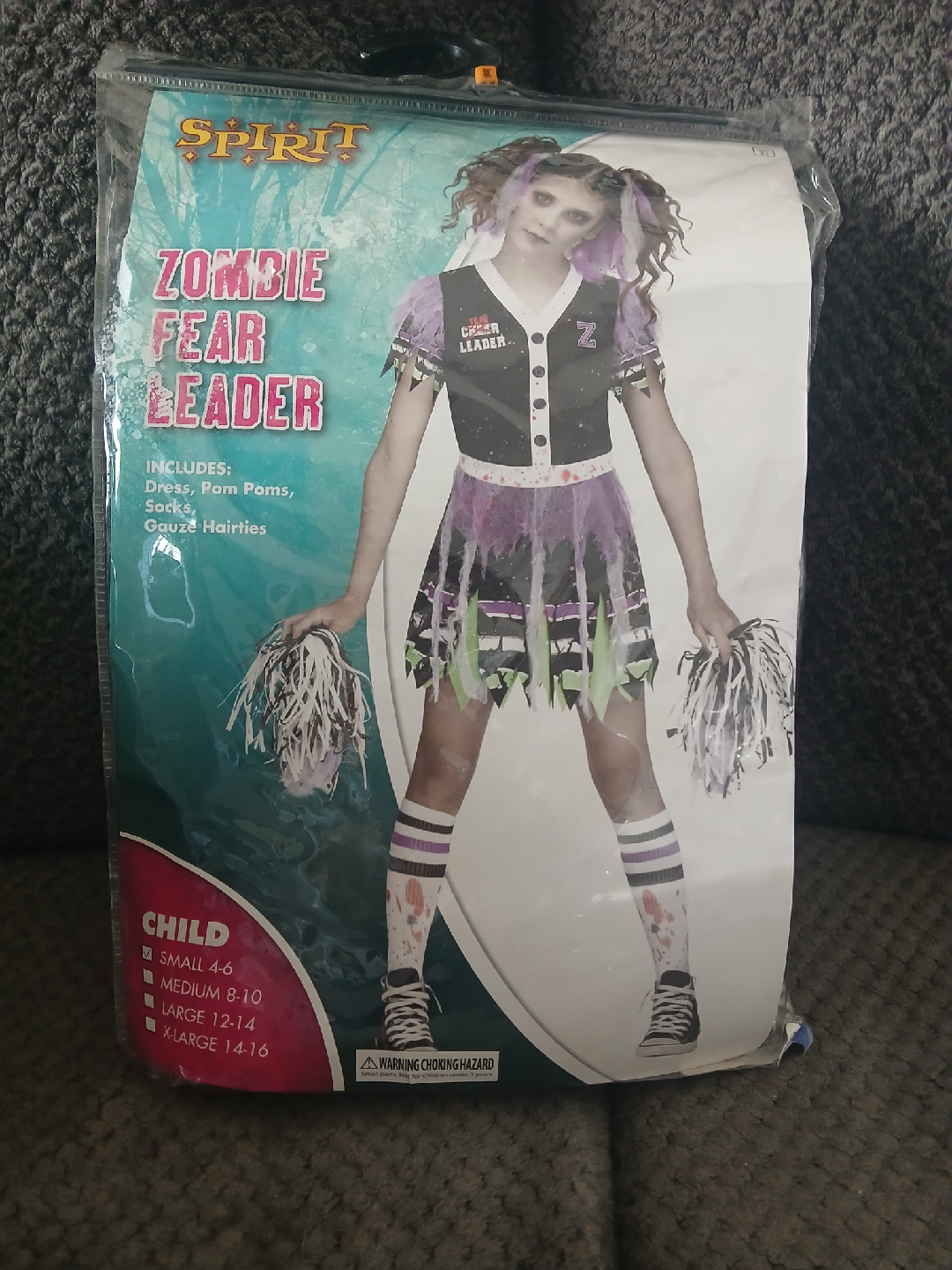 Spirit Halloween Zombie Fear Leader Costume - Child Small