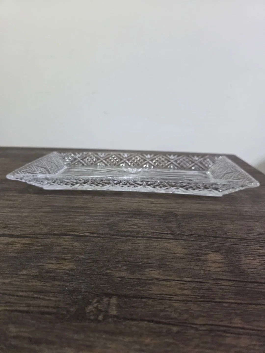 Decorative Clear Glass Tray