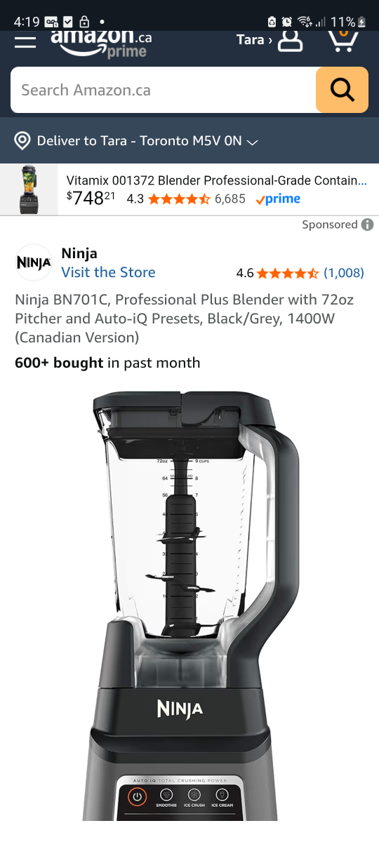 Ninja BN701C Professional Plus Blender - photo 3