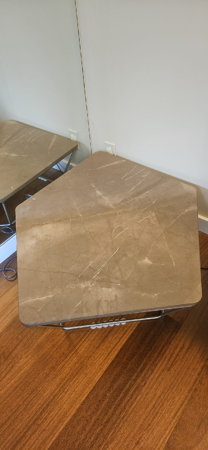 Natuzzi Italia Chocolat Coffee Table - Gray Marble - photo 3