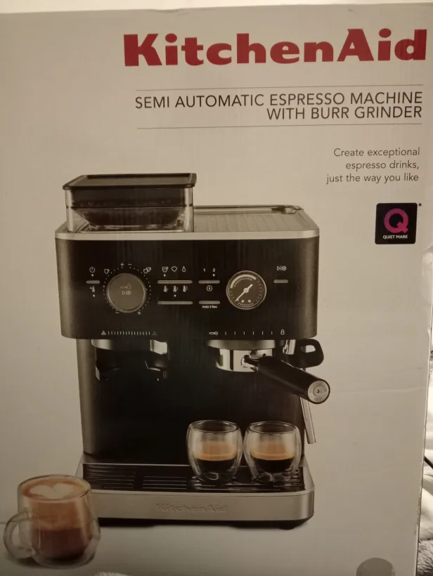 KitchenAid Semi Automatic Espresso Machine w/ Burr Grinder thumbnail
