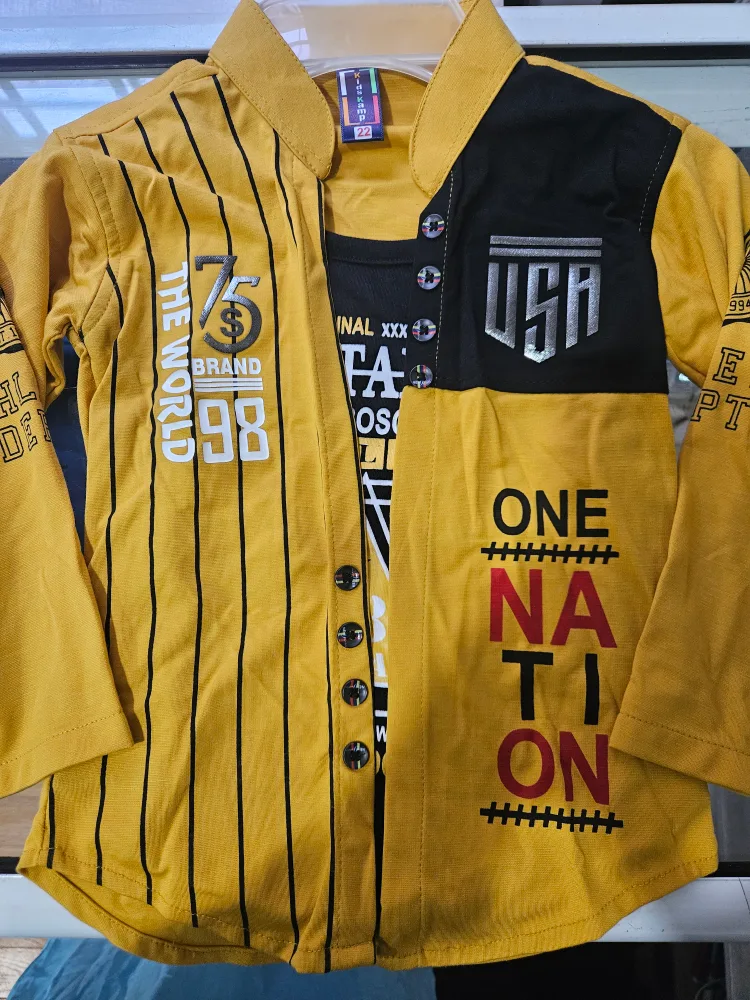 Yellow Kidskap Shirt Size 22 thumbnail