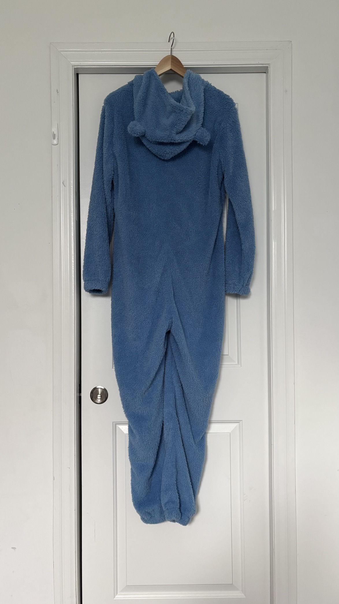 Women’s medium blue fleece onesie - photo 2