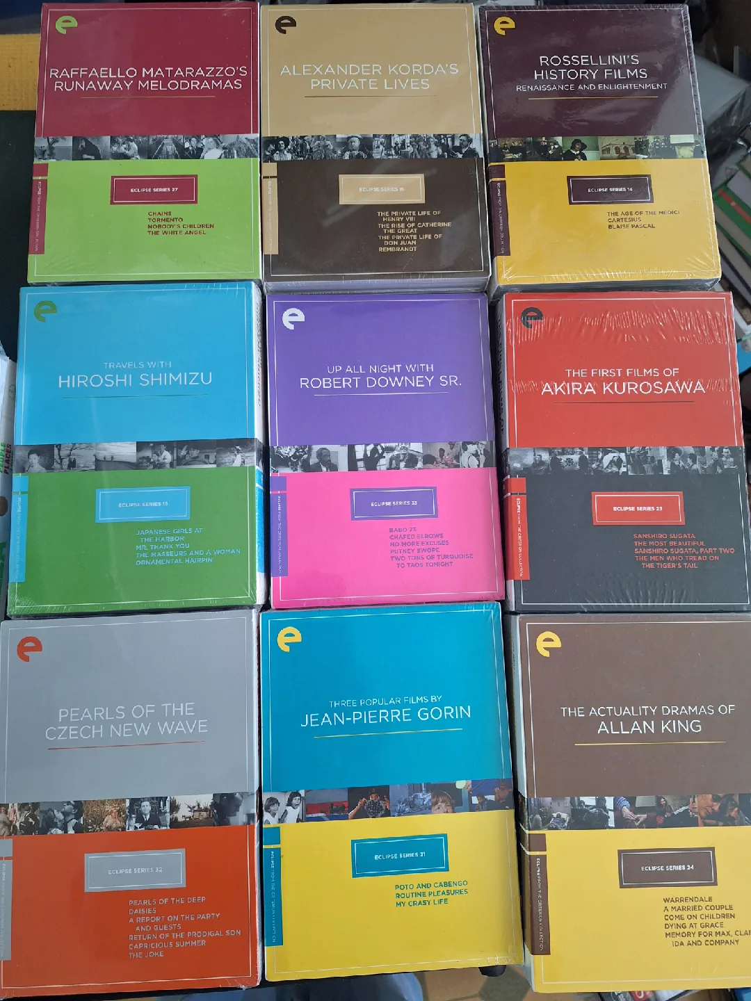 Various Criterion Collection & Eclipse DVDS All New & Sealed image indicator(4)