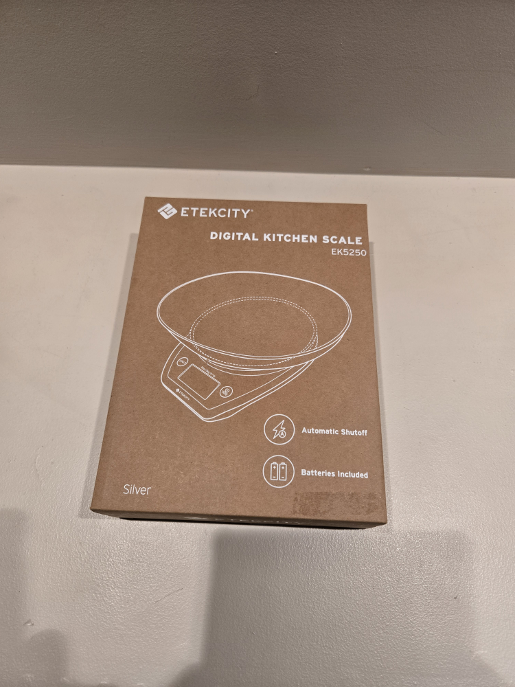Etekcity EK5250 Digital Kitchen Scale - Silver