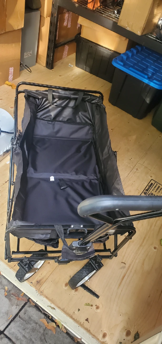 Black Folding Wagon