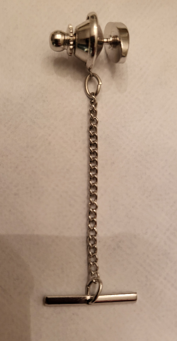 Vintage Tie Tack with Chain - photo 4