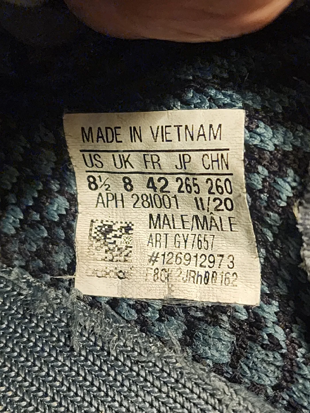 Adidas Yeezy Boost 350 V2 Ash Blue Size 8.5 image indicator(7)