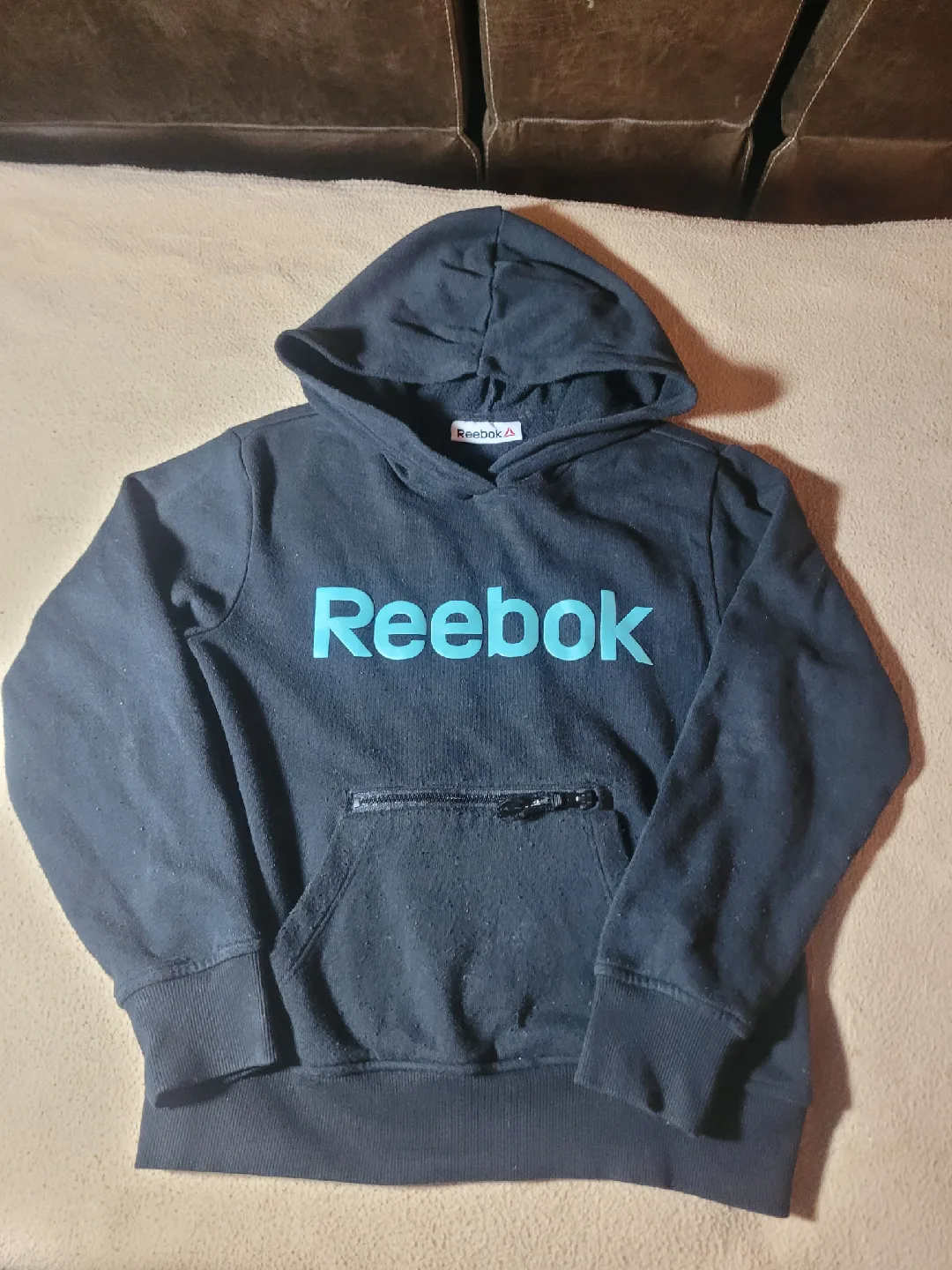 Reebok kids Black Hoodie🥕 Freecycle thumbnail