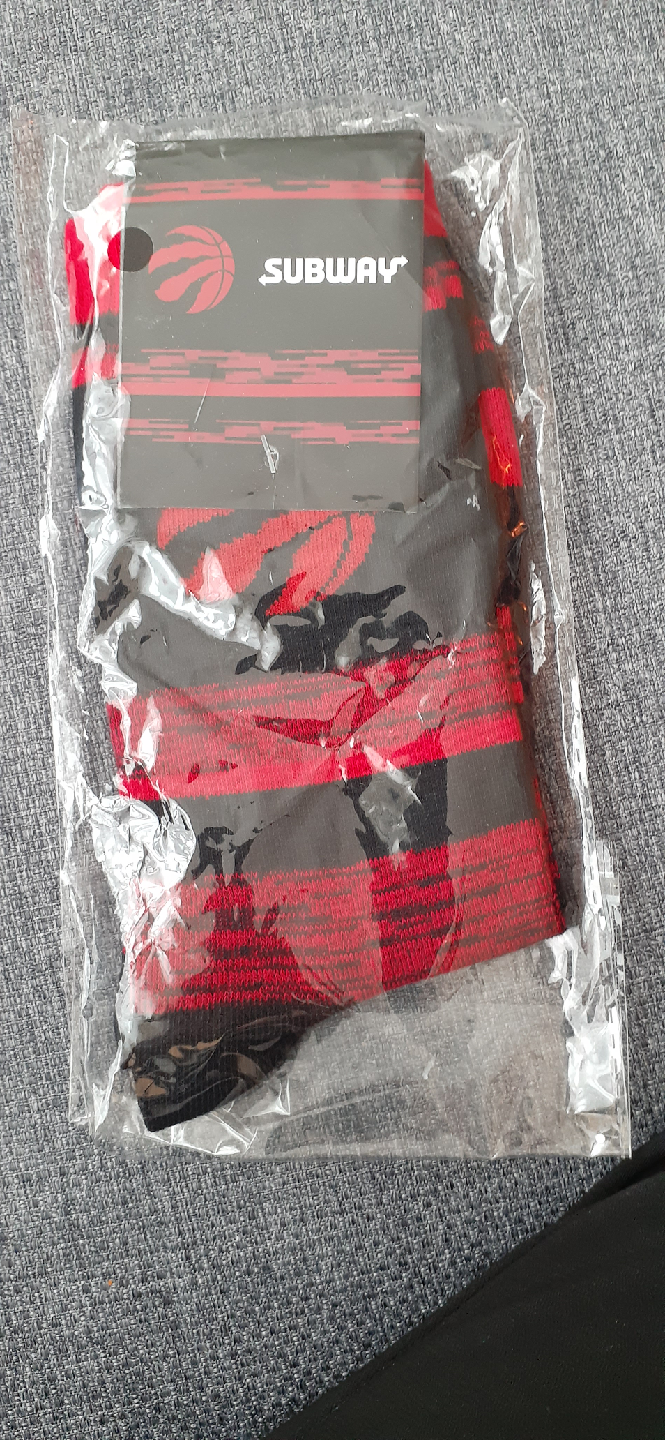 New Subway x Raptors Socks