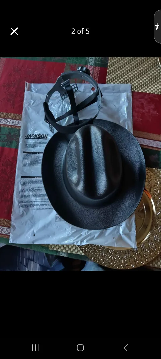 Jackson Safety Quick Adjusting Ratchet Black Hard Hat image indicator(2)