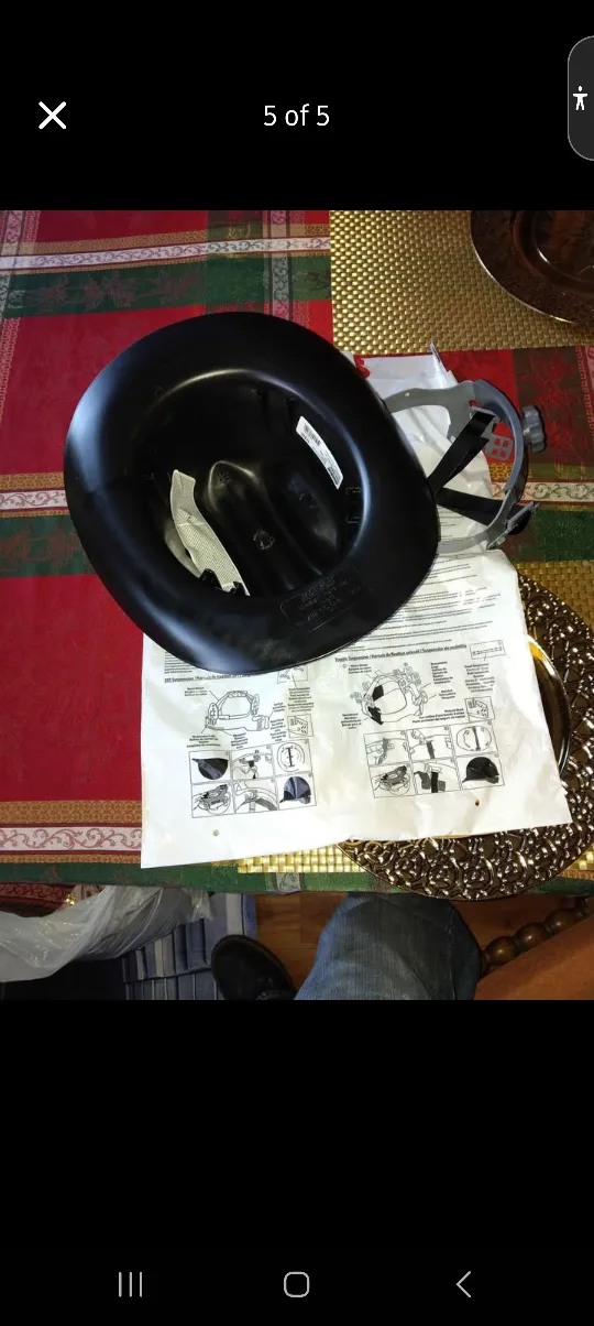 Jackson Safety Quick Adjusting Ratchet Black Hard Hat image indicator(5)