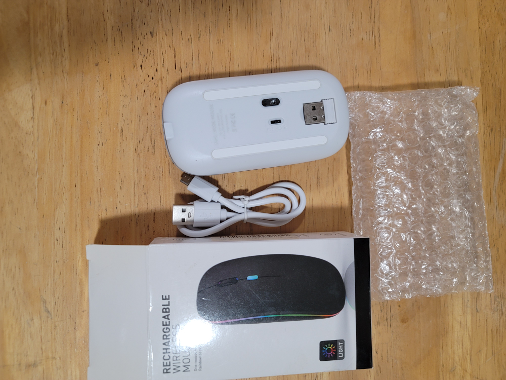 Ratón Inalámbrico Ratón Silencioso Recargable para Ordenador - photo 5