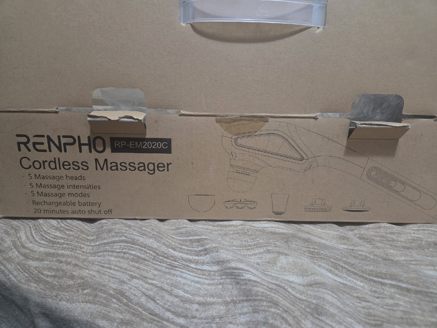 New RENPHO Cordless Electric Back Massager - photo 2