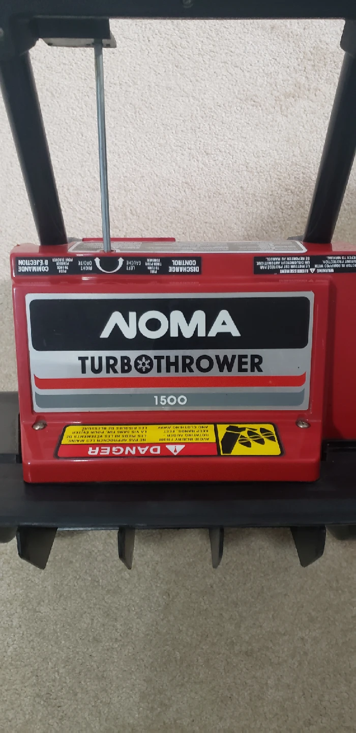 Noma Turbothrower 1500 Snow Blower - photo 2