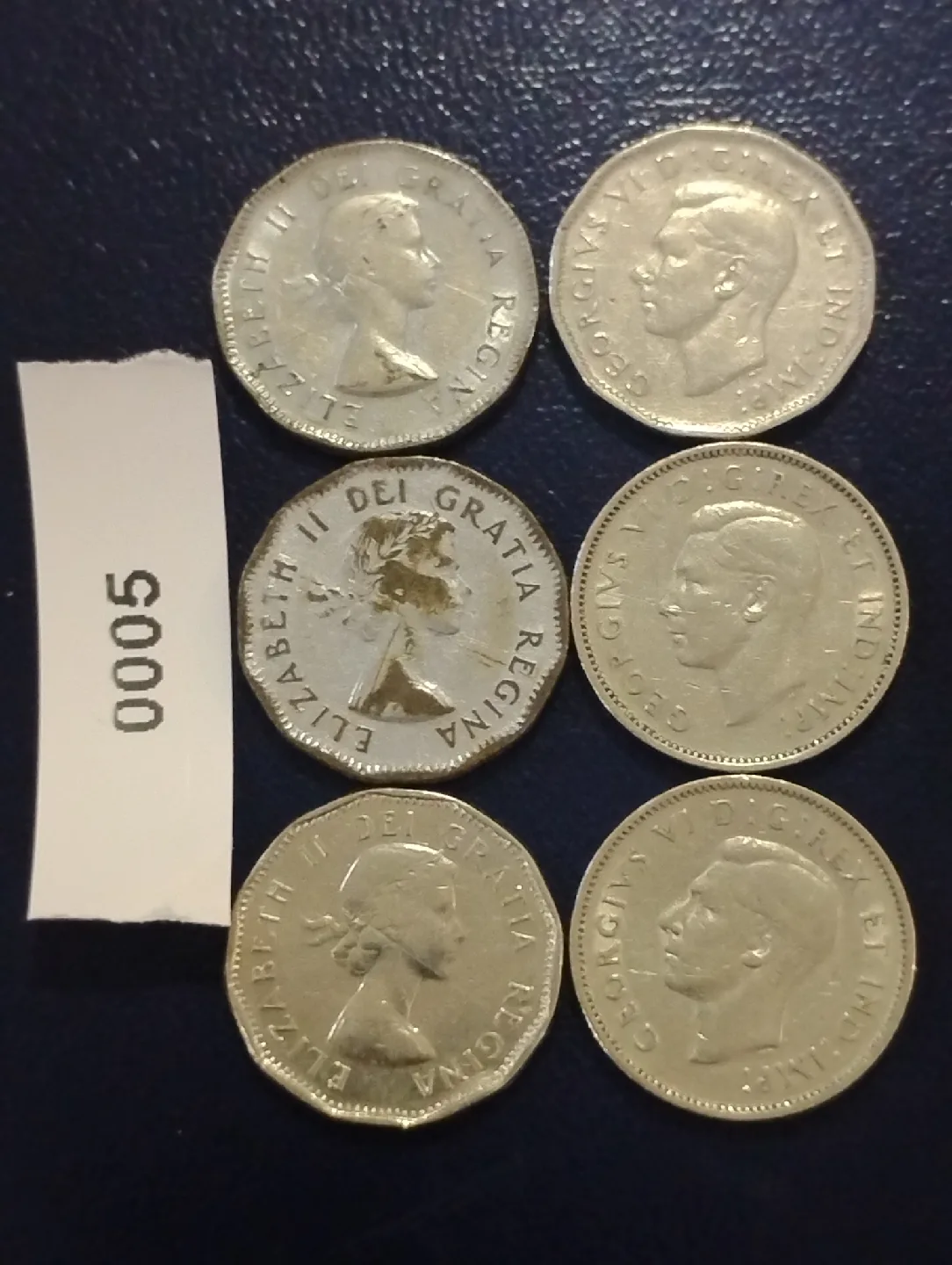 Vintage Canadian Coins - Elizabeth II & George VI thumbnail