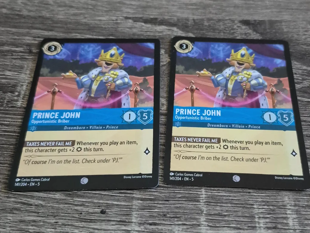 Lorcana Prince John & Robin's Bow Cards thumbnail