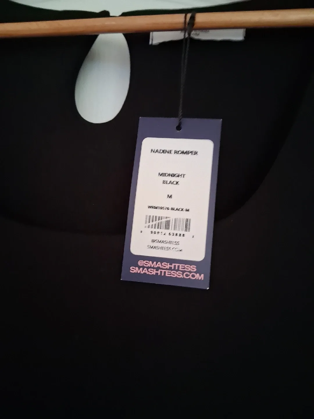 Smash + Tess Nadine Romper - Black, Size M image indicator(2)