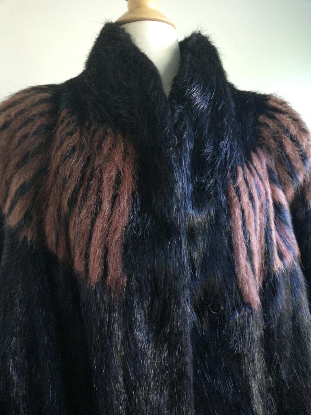 Vintage Fur Coat - Brown and Black - photo 5
