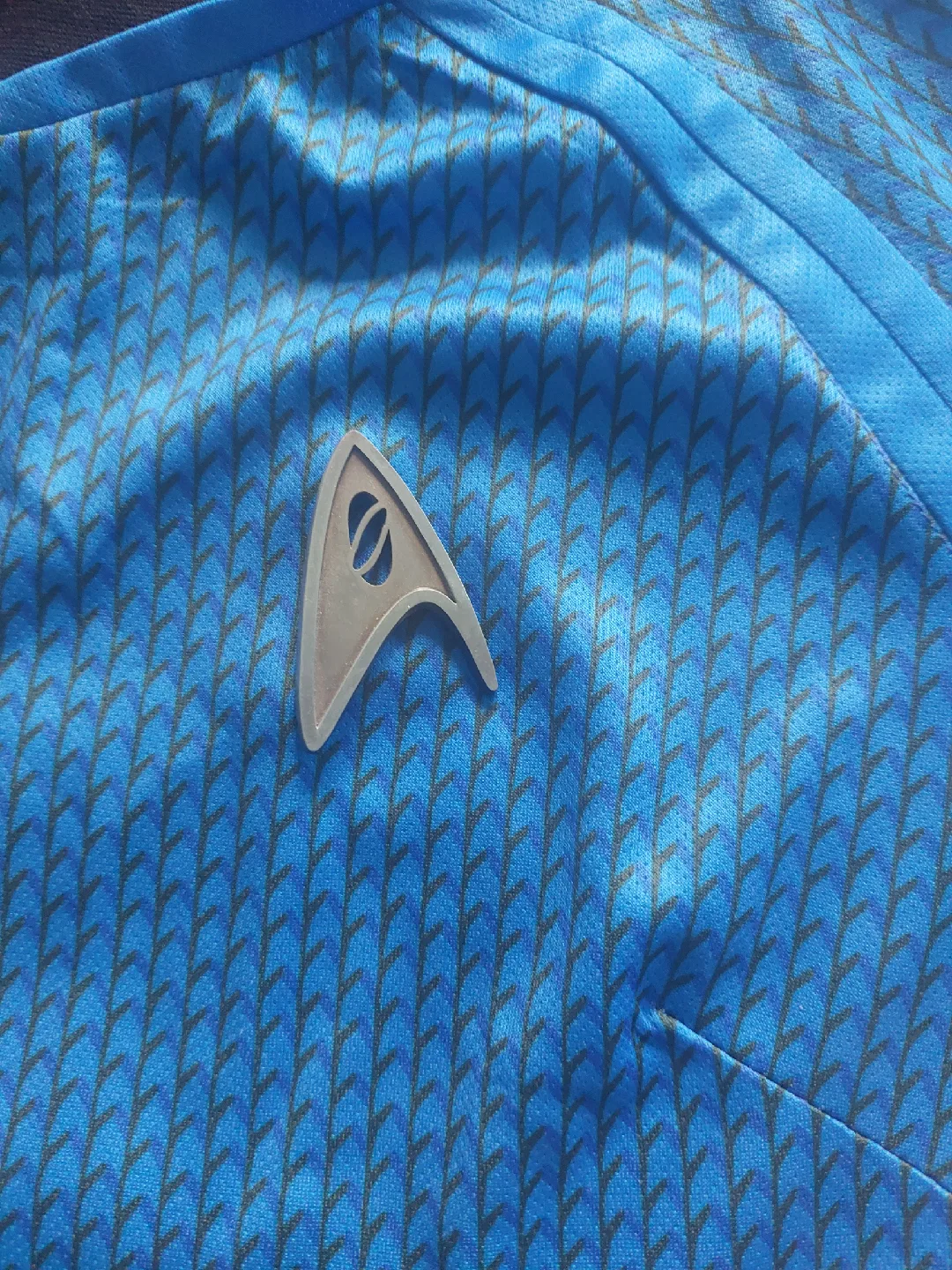 Star Trek Blue Mini Dress with Pin Size M 🥕 image indicator(2)