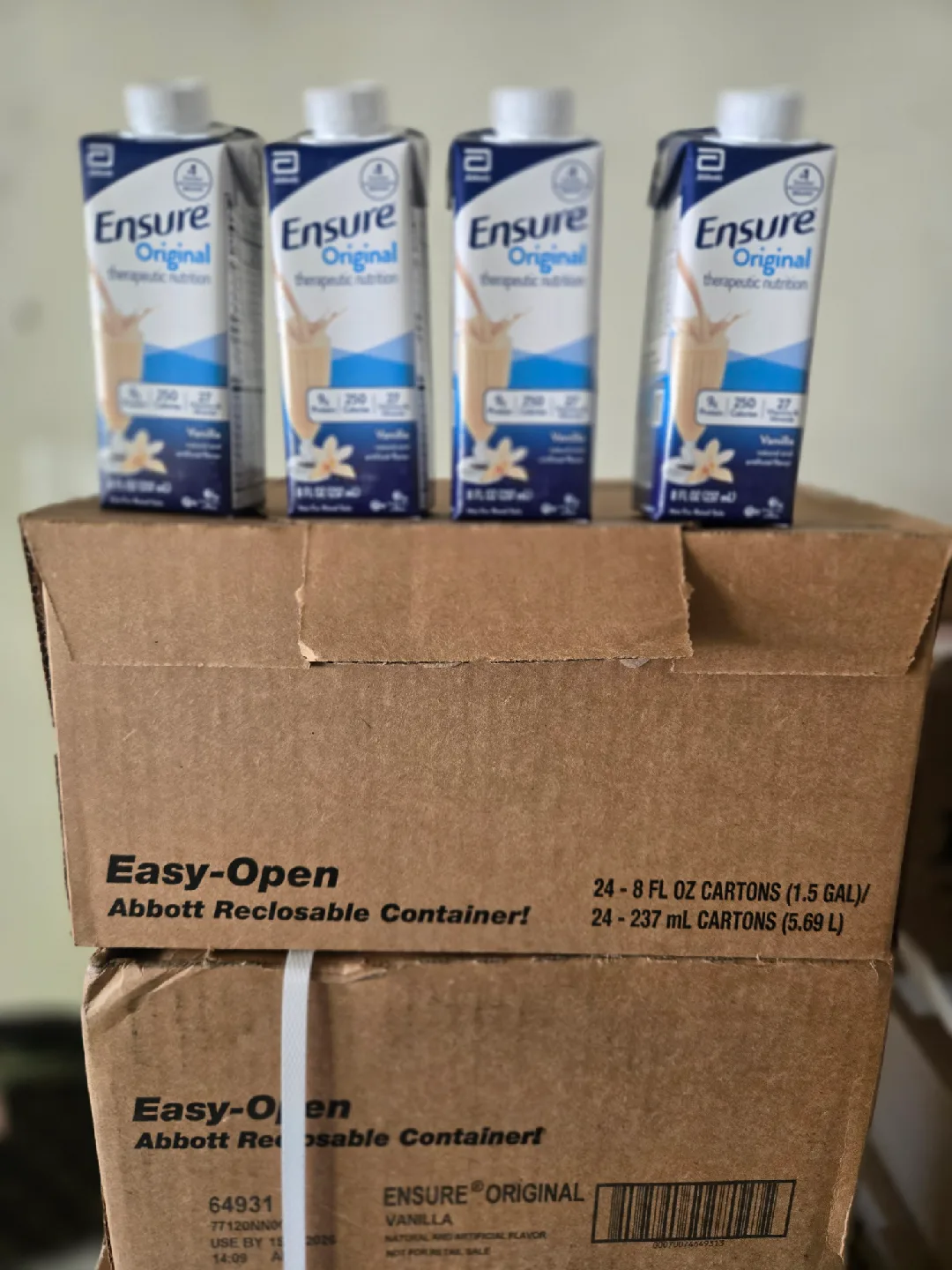 Vanilla Ensure – 24 Pack (8oz Cartons) image indicator(4)