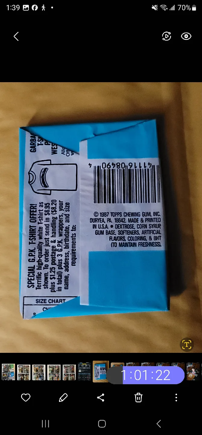 Garbage Pail Kids 8th Series Stickers Pack image indicator(2)