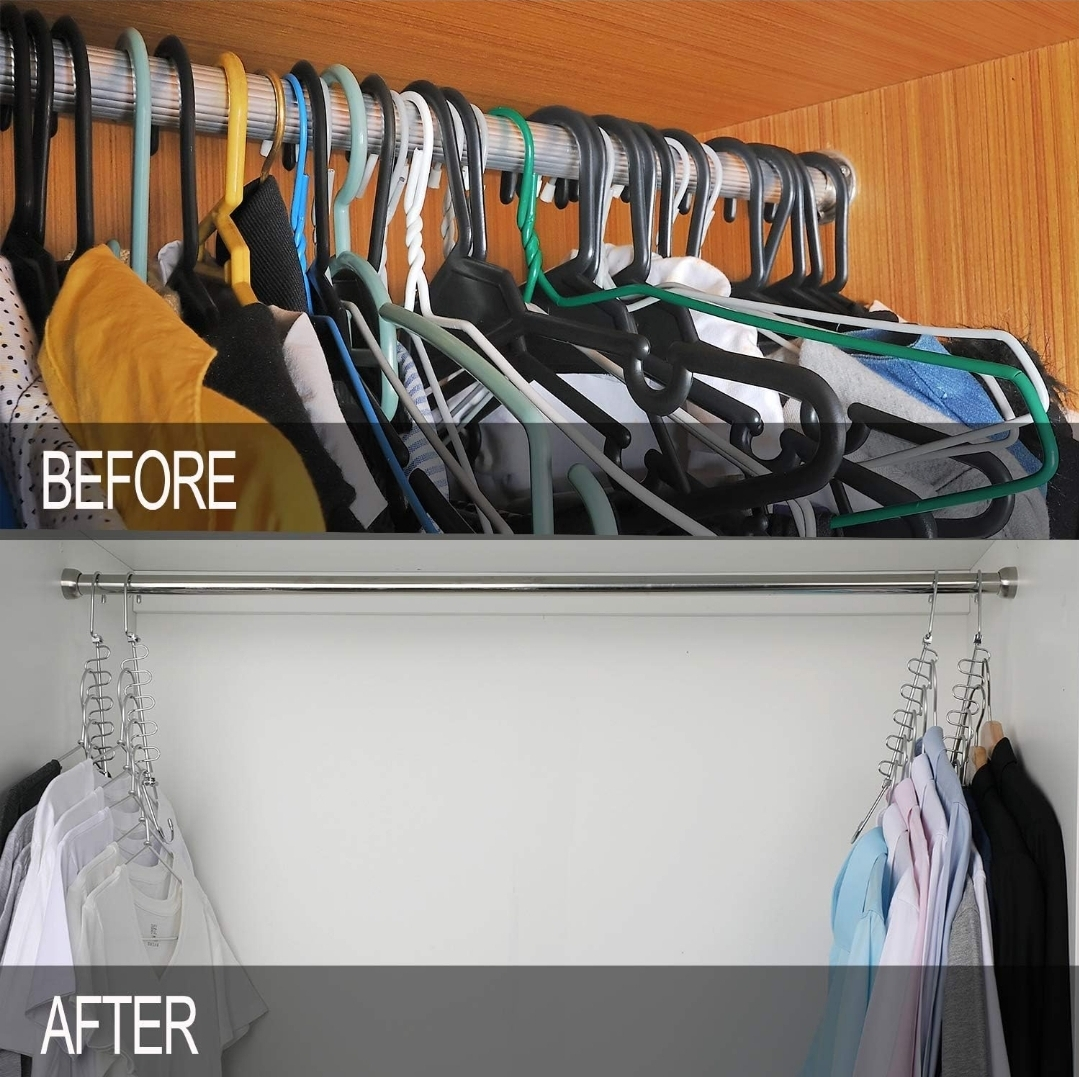 Space Saving Clothes Hangers - pack of 12