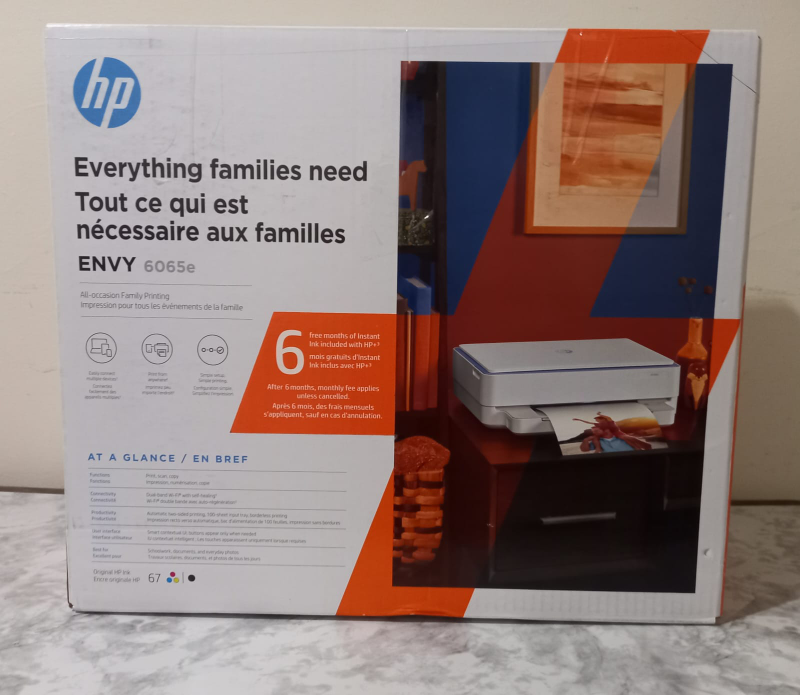 HP Envy 6065e Printer & WALI TV Ceiling Mount