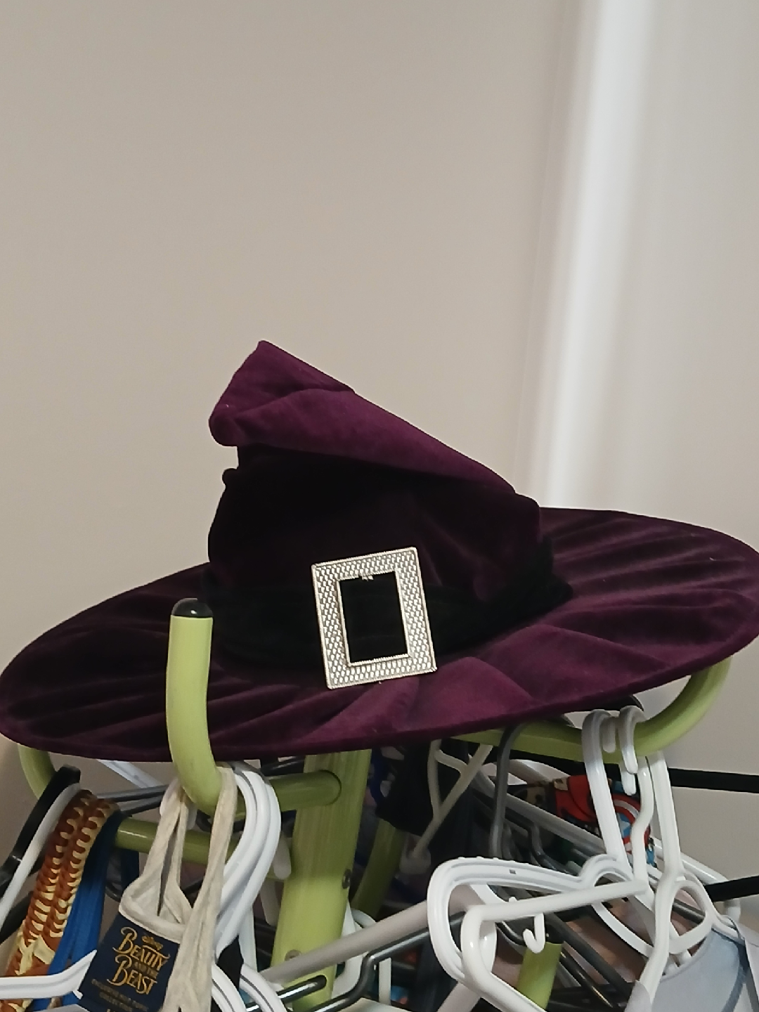 Purple Witch Hat with Buckle