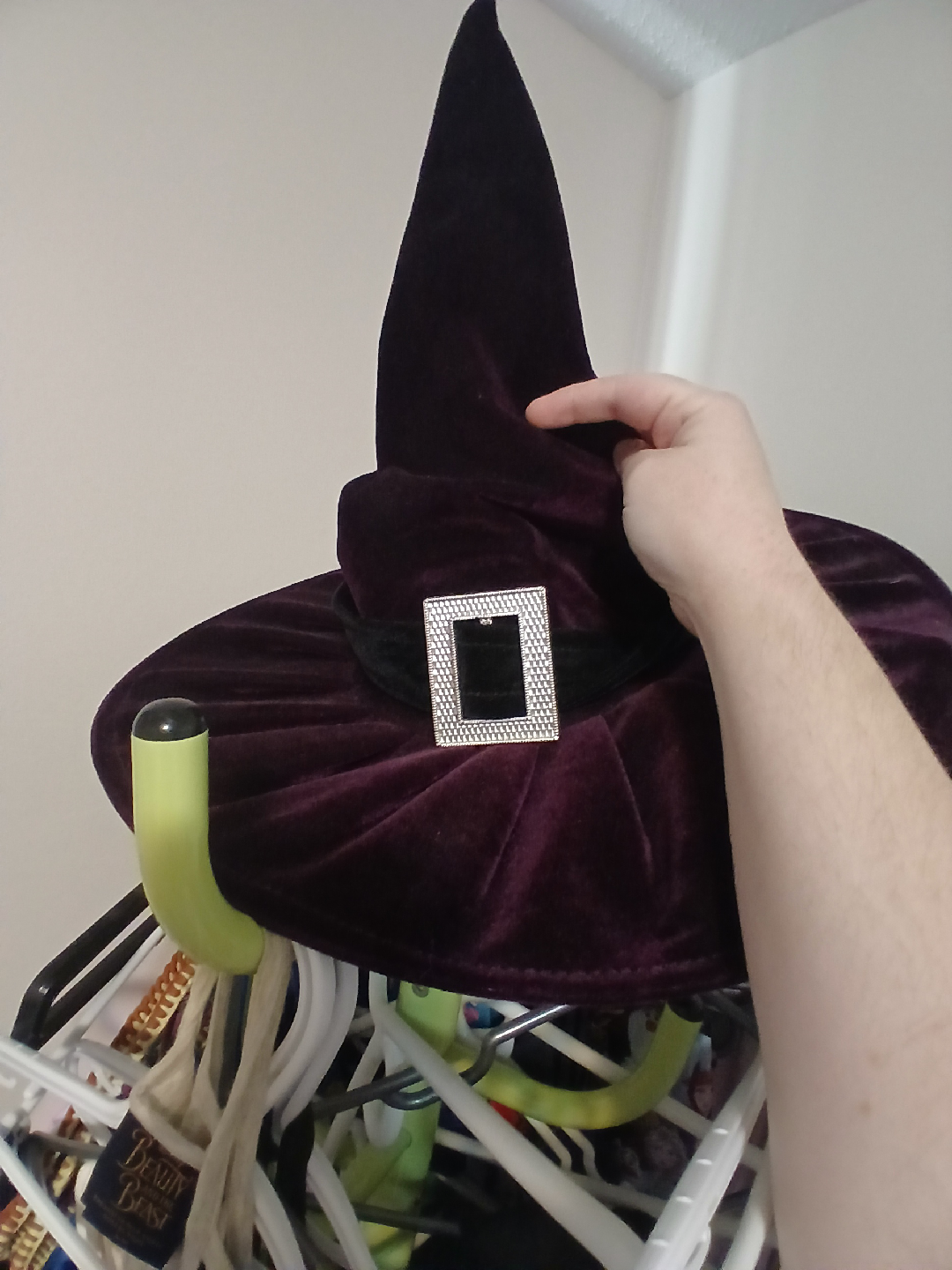 Purple Witch Hat with Buckle - photo 2