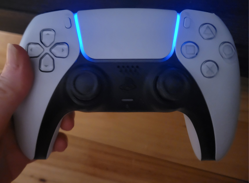 TWO White Playstation 5 Controllers - photo 3