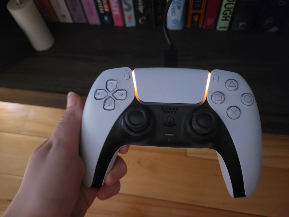 TWO White Playstation 5 Controllers - photo 4