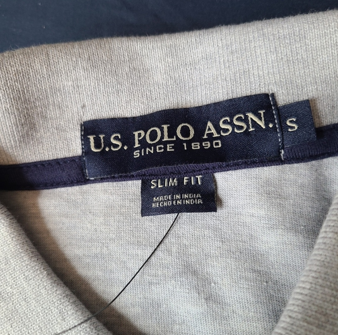 NWT Men's U.S. Polo Assn. Slim Fit Polo Size S - photo 2